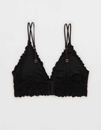 Show Off Rosey Lace Padded Plunge Bralette