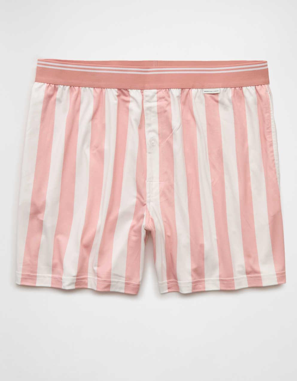AEO Men's Striped Ultra Soft Pocket Boxer Short