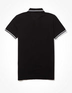 AE 修身 Tipped Flex Pique Polo襯衫
