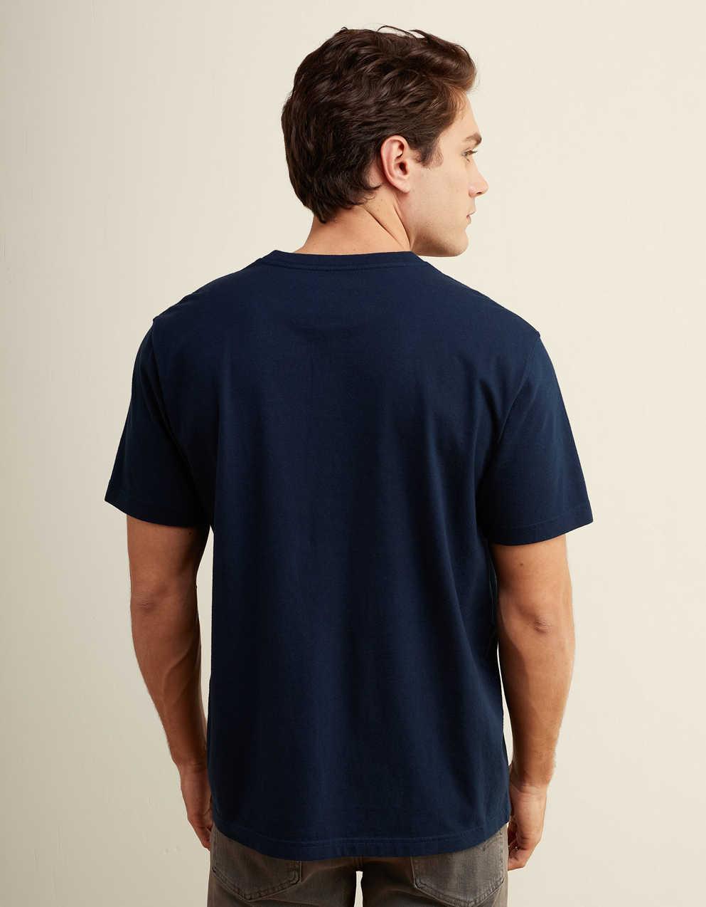 AE Short-Sleeve Henley Icon T-Shirt