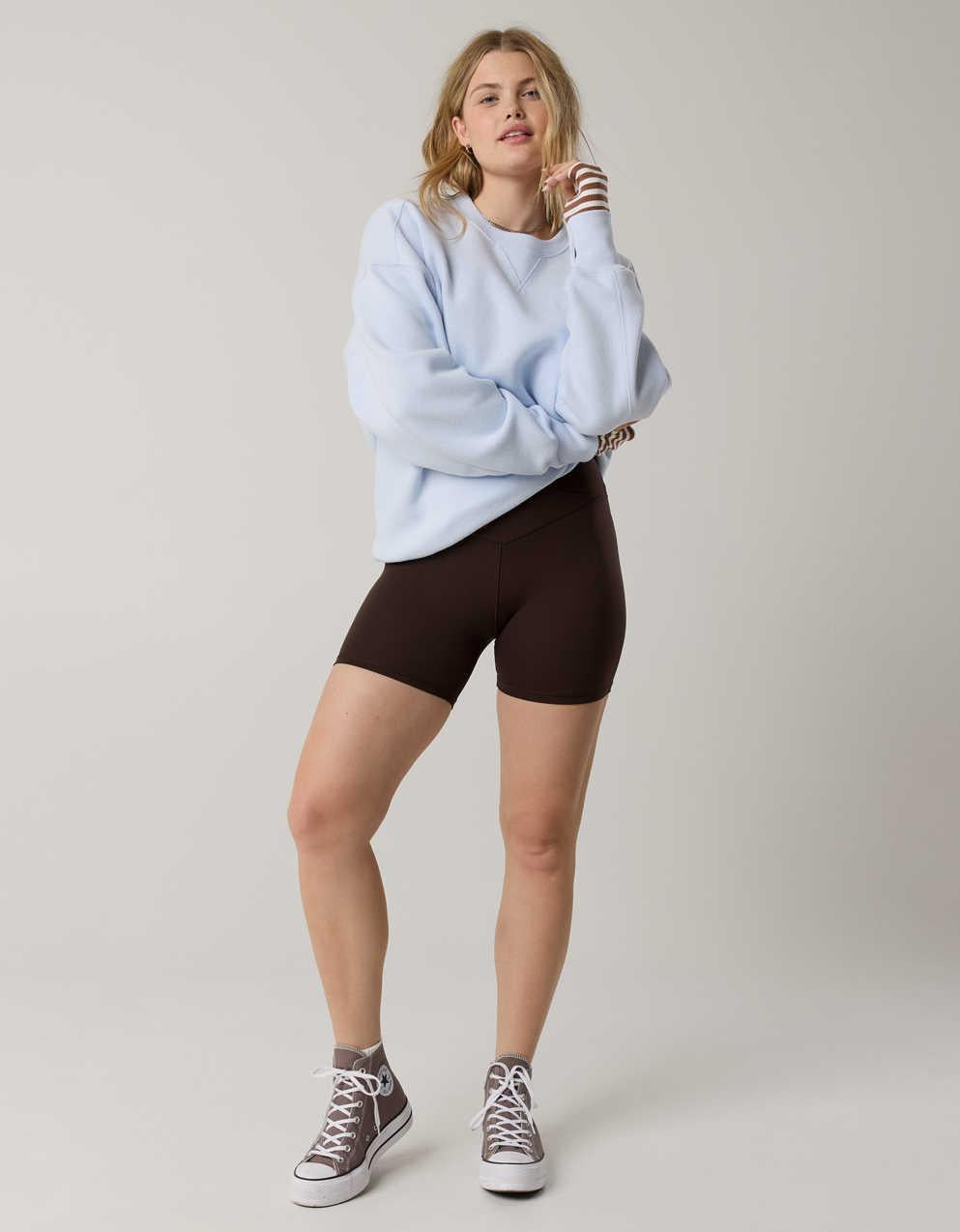OFFLINE By Aerie Real Me Crossover High Waisted 5" Bike Short