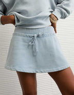 AE High-Waisted Fleece Mini Skort