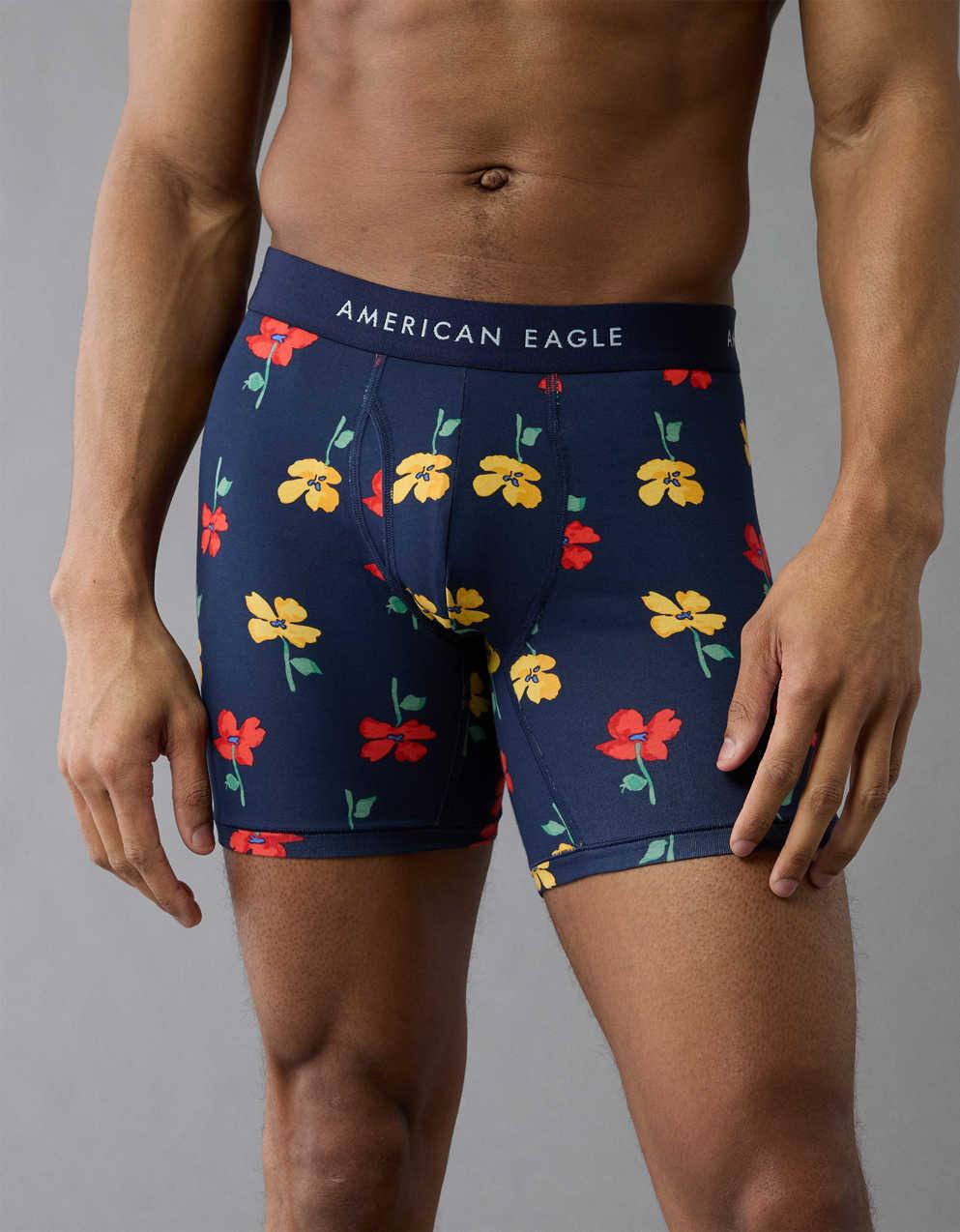 AEO 男士花卉 6" 經典平角短褲
