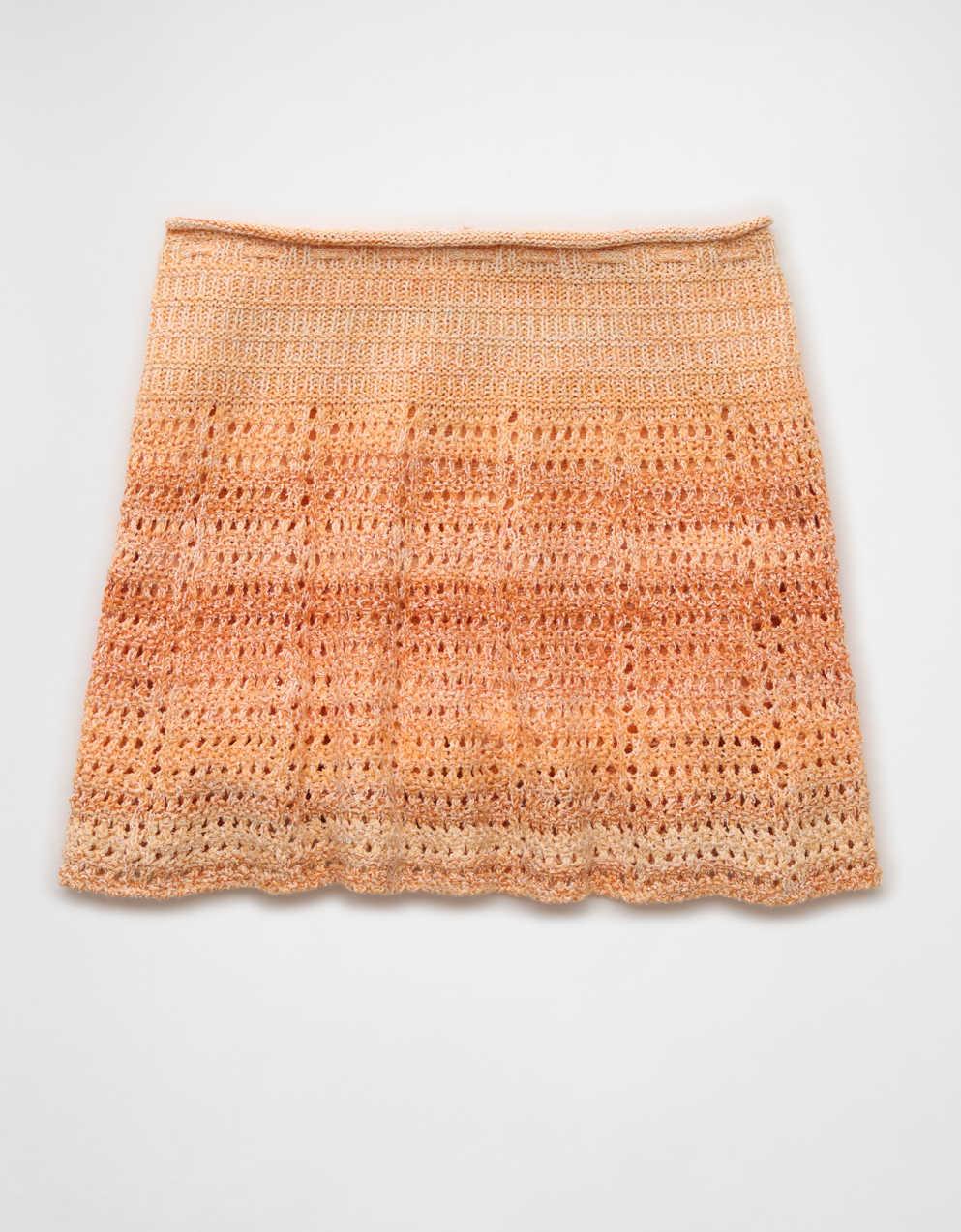 AE High-Waisted Plaid Ruffle Skort