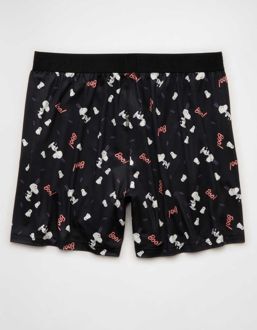 AEO 男士萬聖節 Snoopy 超柔軟口袋平腳內褲