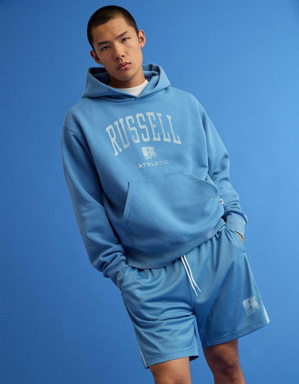 AE x Russell Athletic連帽衫