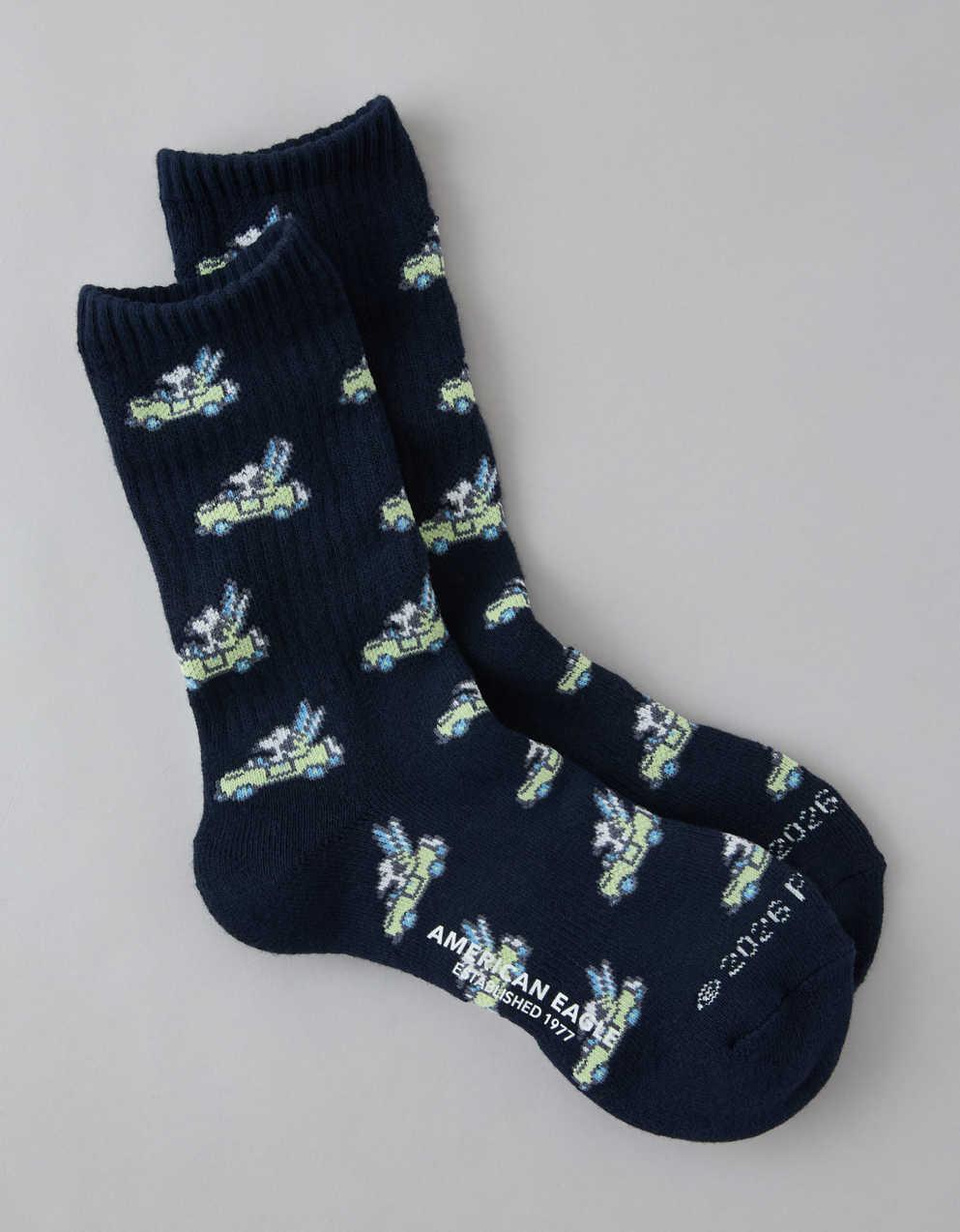 AE Snoopy Crew Socks