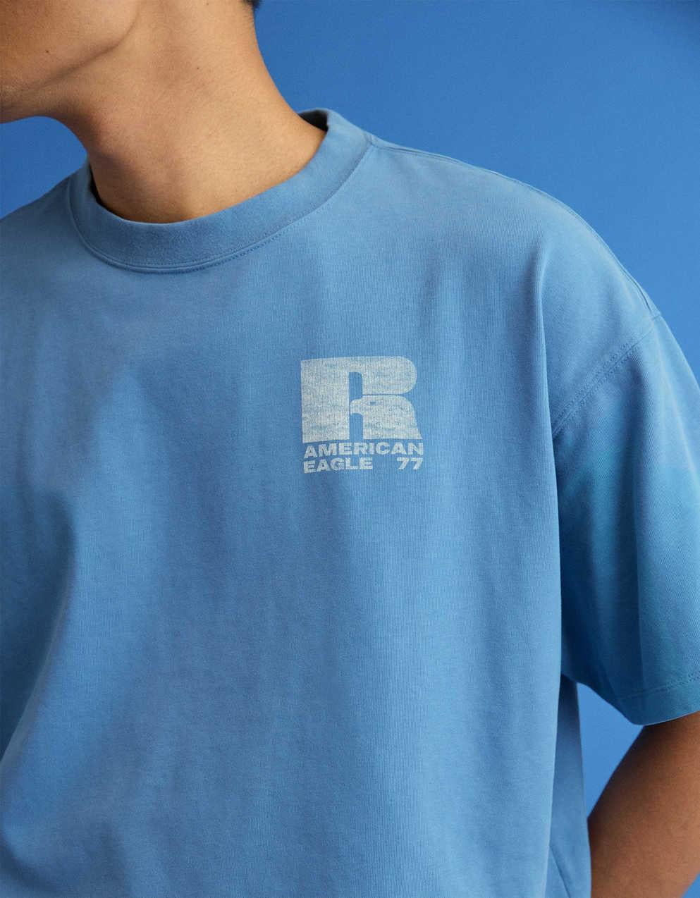 AE x Russell Athletic重量鷹圖案 T 恤