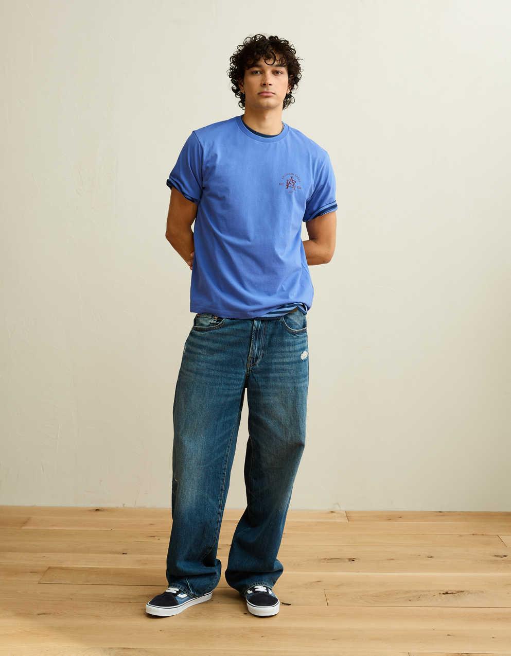 AE Standard Fit Graphic Logo T-Shirt