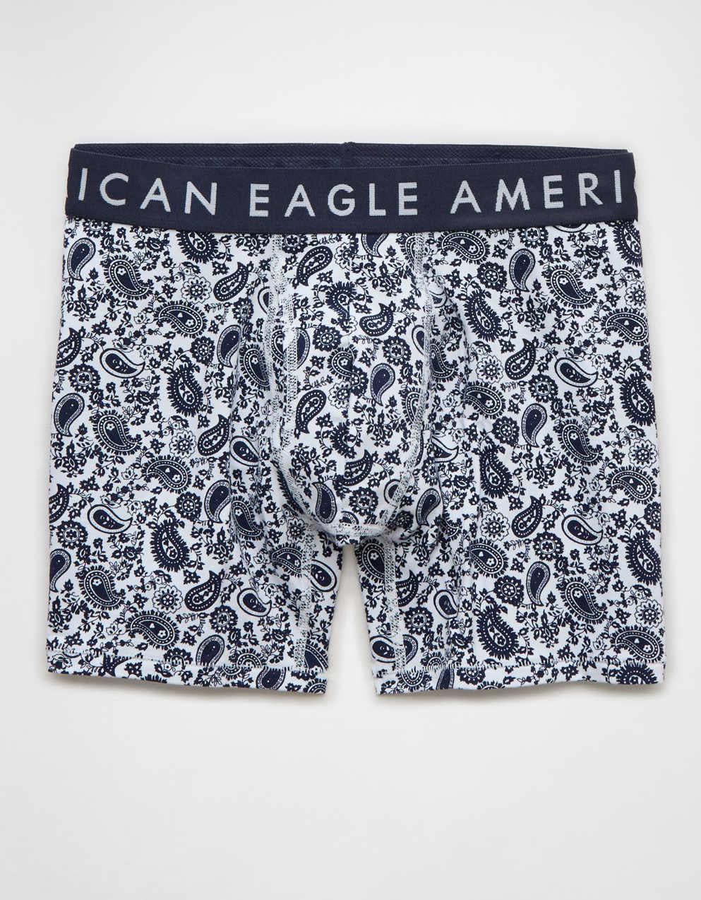 AEO 男士佩斯利 6' 經典平腳短褲