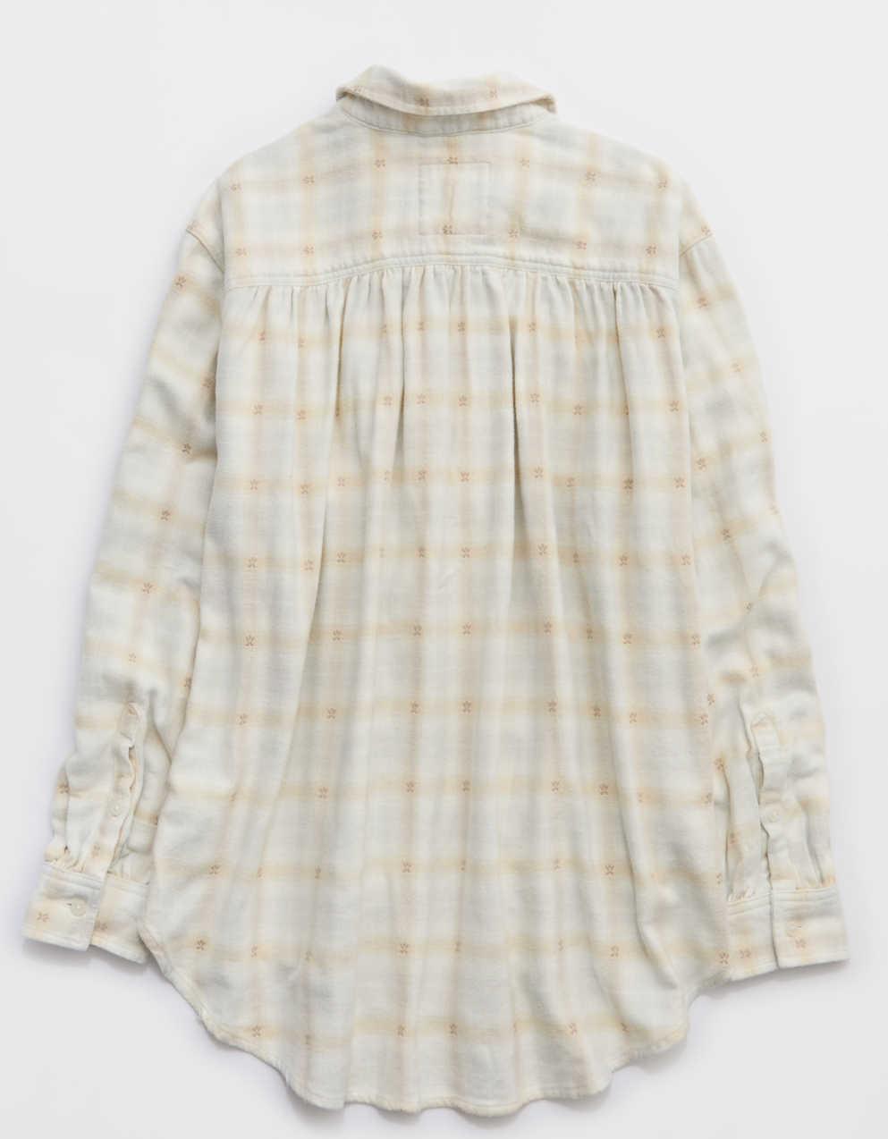 Aerie Anytime Fave 法蘭絨鈕扣羽絨襯衫