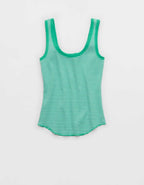 Aerie Ribbed Scoop Neck Tank Top