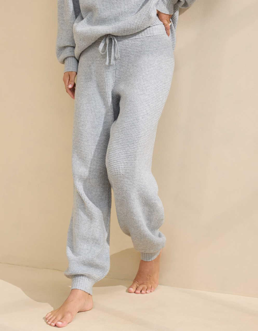 Aerie CozyUp華夫格慢跑褲