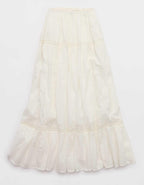 Aerie Lace Trim Maxi Skirt