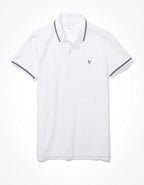 AE 修身珠地 Polo 衫