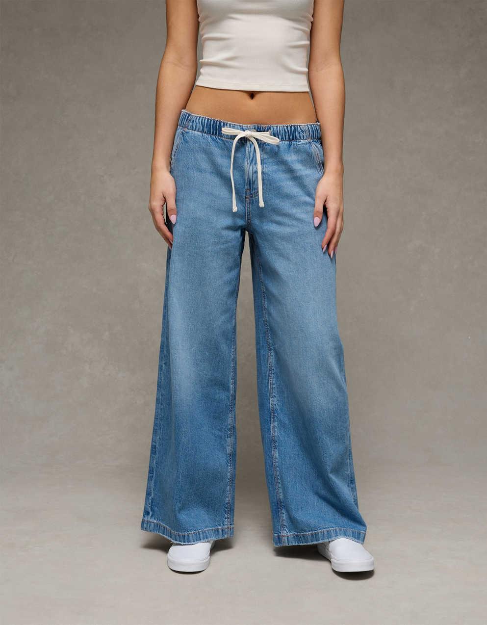AE Low-Rise Baggy Ultra-Wide Leg Jean