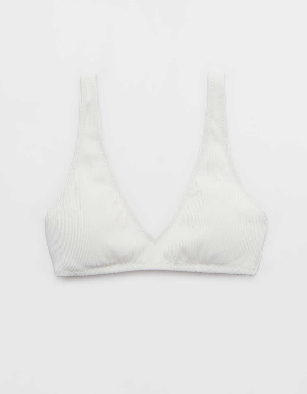 Aerie 寬肩帶 V 領比基尼上衣
