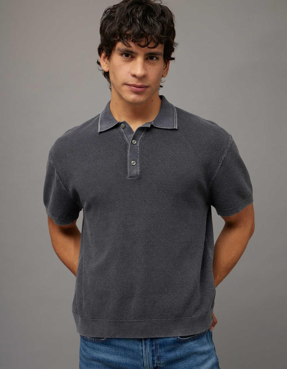 AE 針織Polo