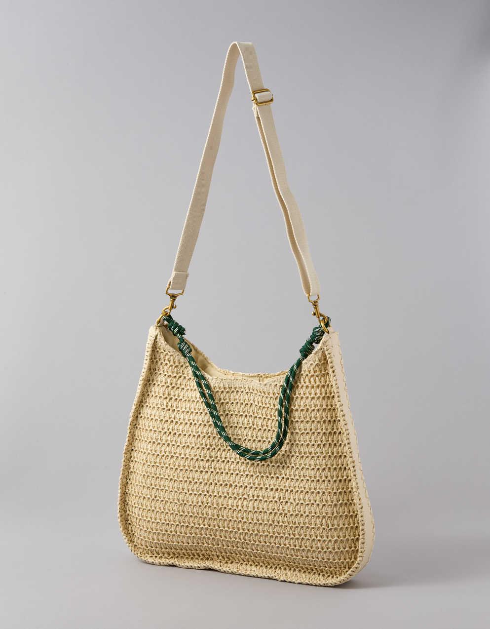 AE Raffia Tote Bag