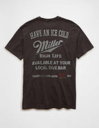 AE Standard Fit Miller High Life Graphic T-Shirt