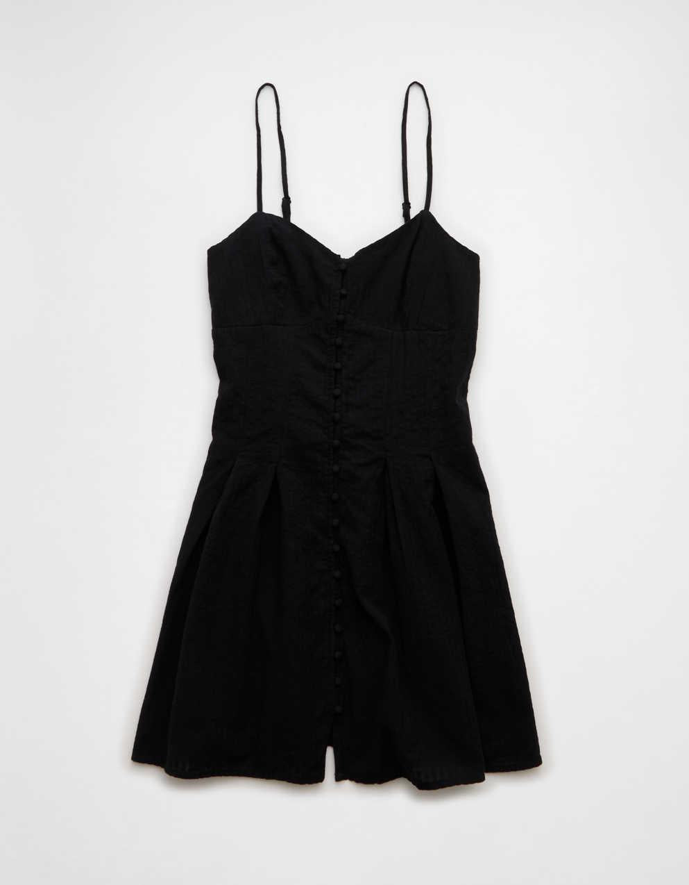 AE Sweetheart Button-Up Mini Dress