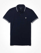 AE 修身 Tipped Flex Pique Polo襯衫
