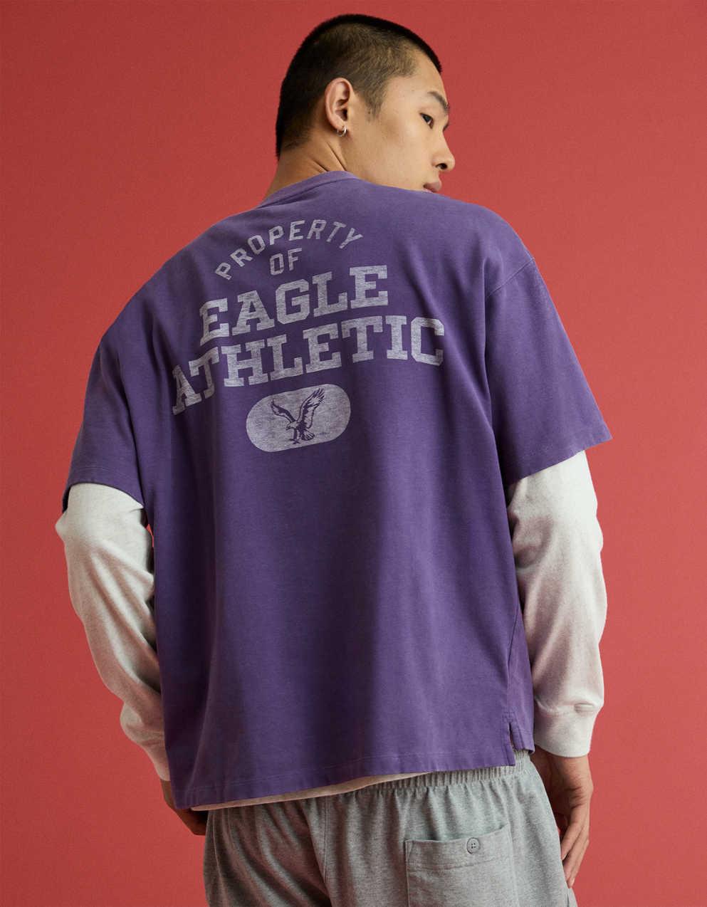 AE x Russell Athletic重量鷹圖案 T 恤