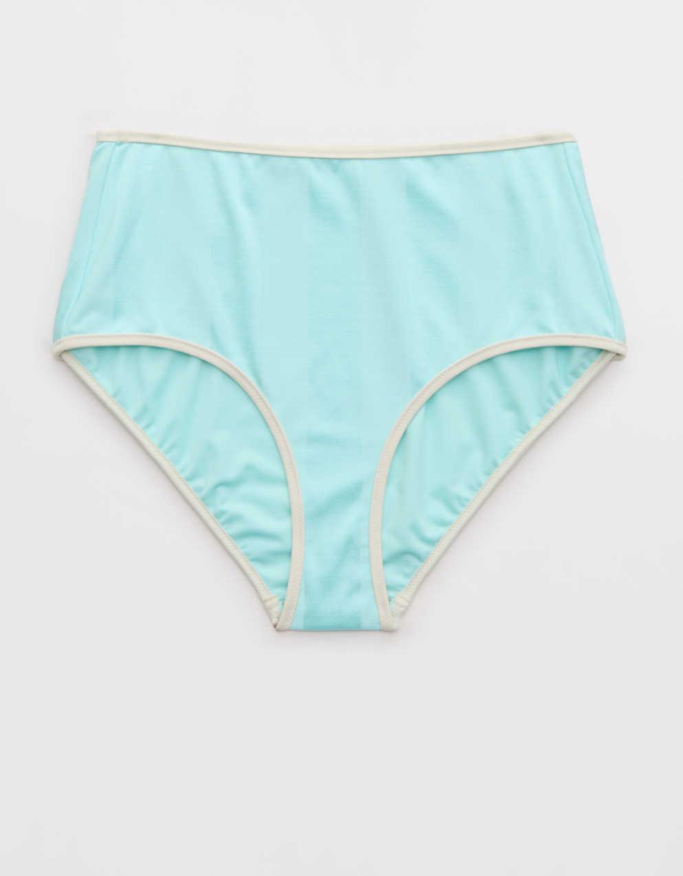 Aerie 高腰閃亮比基尼泳褲