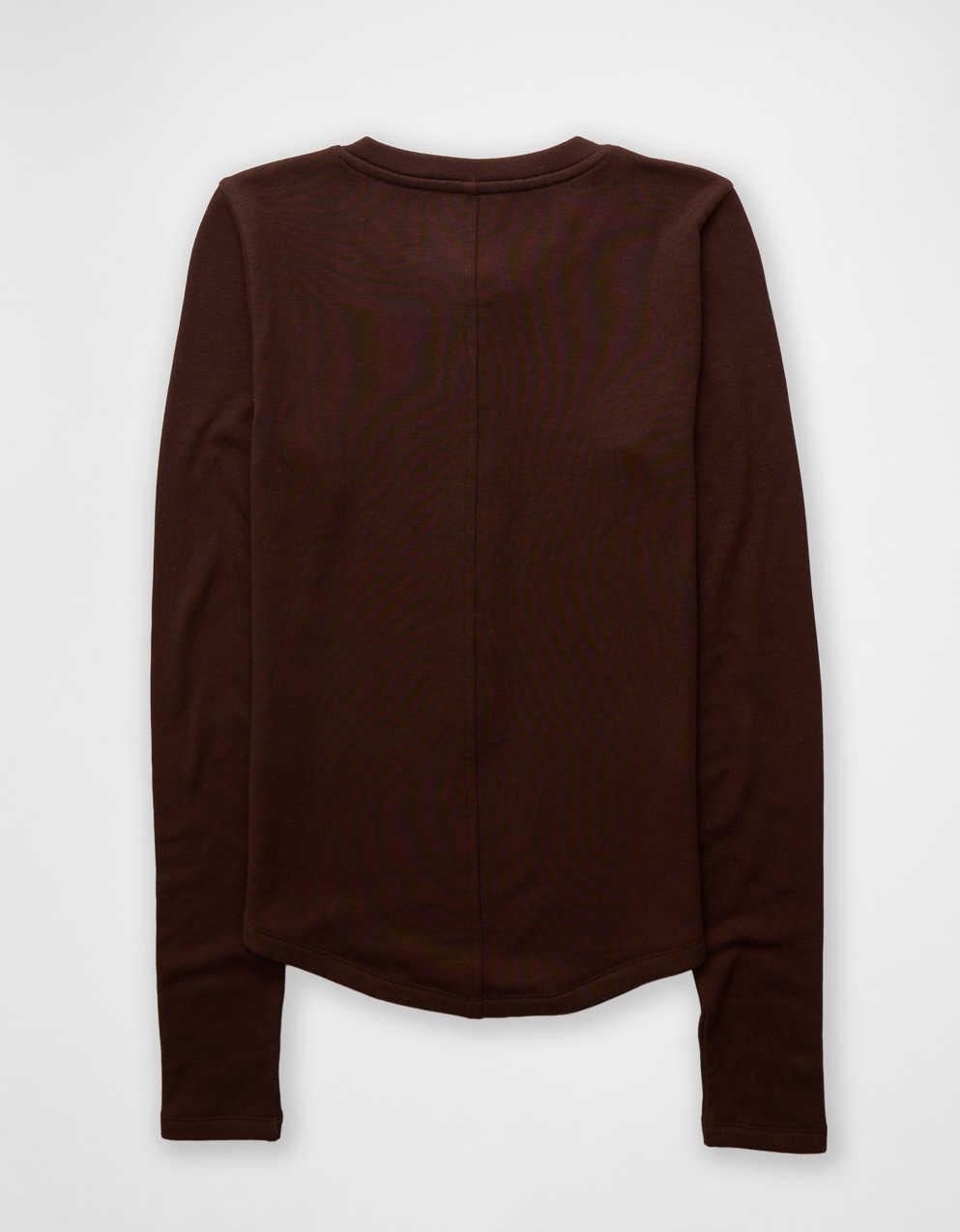 AE Long Sleeve Henley T-Shirt