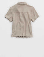 Aerie 短版Polo T 恤