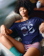 Aerie Off-The-Shoulder Relaxed T-Shirt