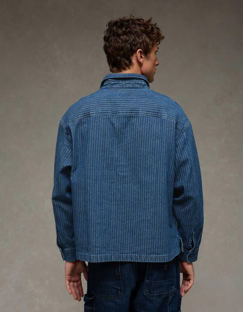 AE Herringbone Shacket