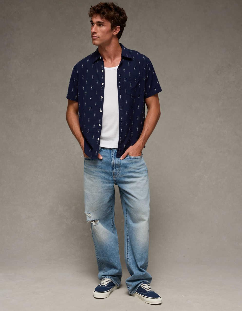 AE Short Sleeve Button Up Shirt