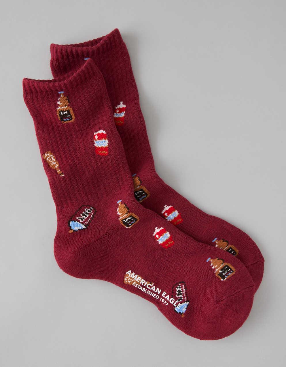 AE Graphic Crew Socks