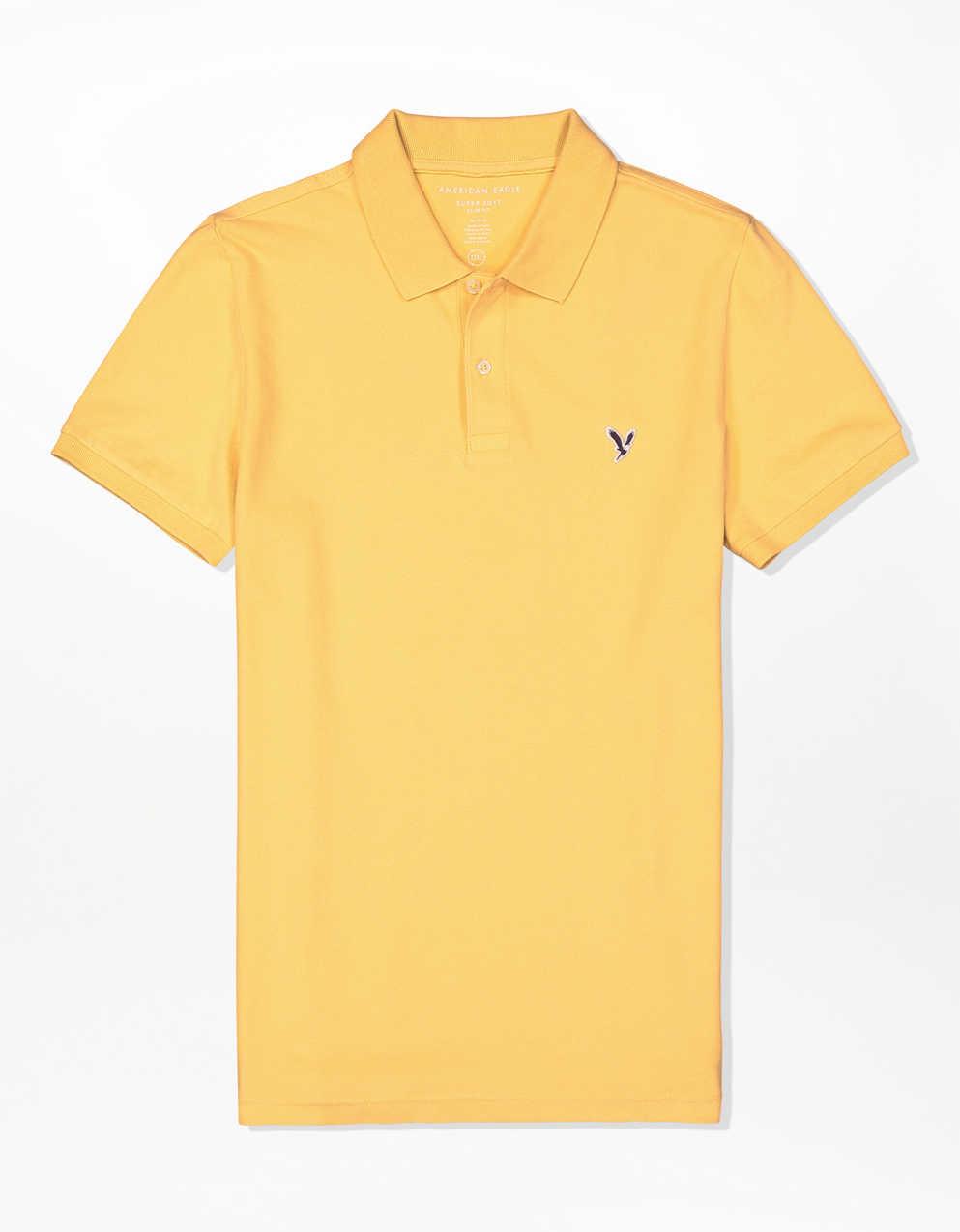 AE Slim Fit Flex Pique Polo Shirt