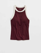 OFFLINE By Aerie Real Me Ringer High Neck Tank Top