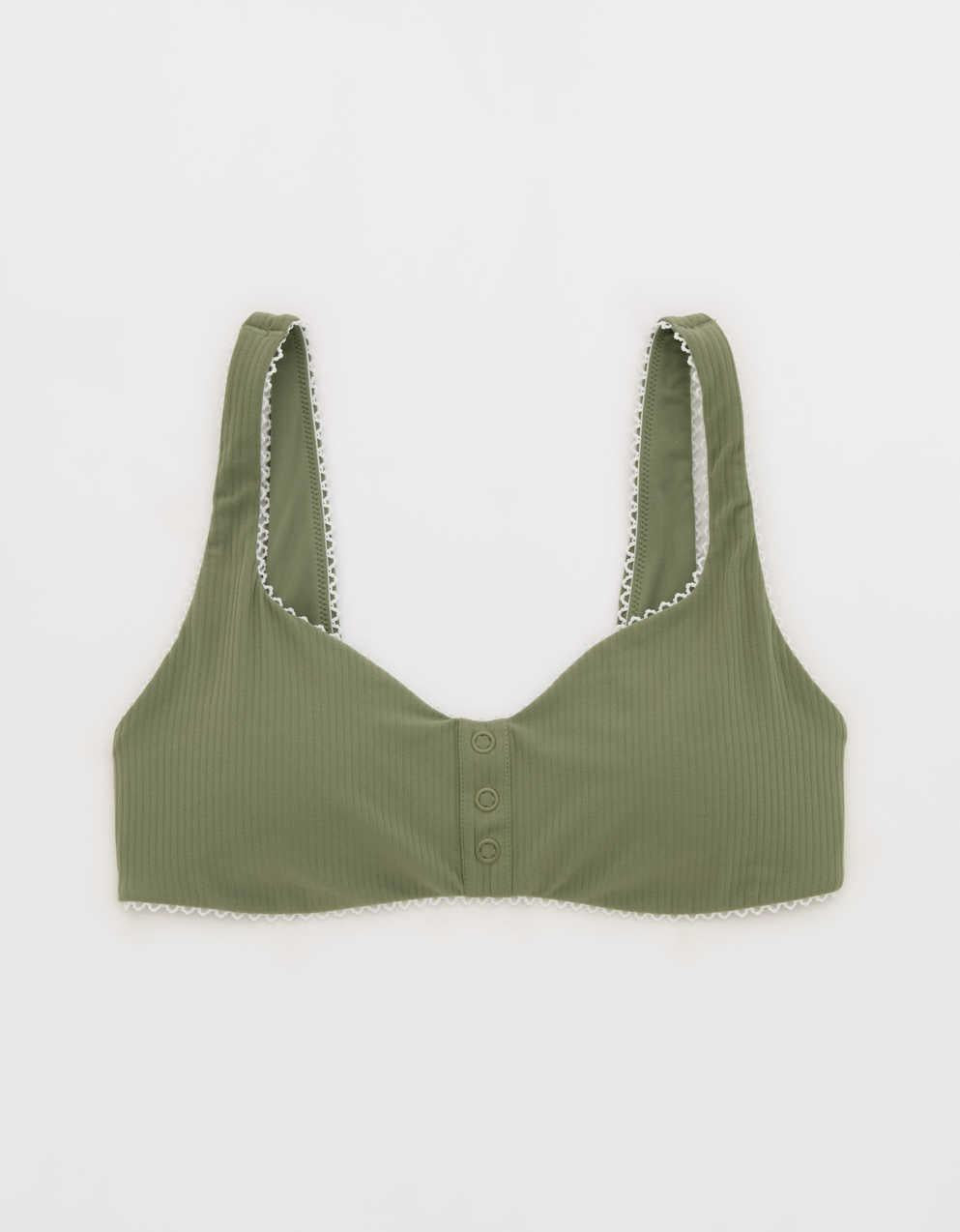 OFFLINE By Aerie Real Me XTRA Rib Picot運動胸圍