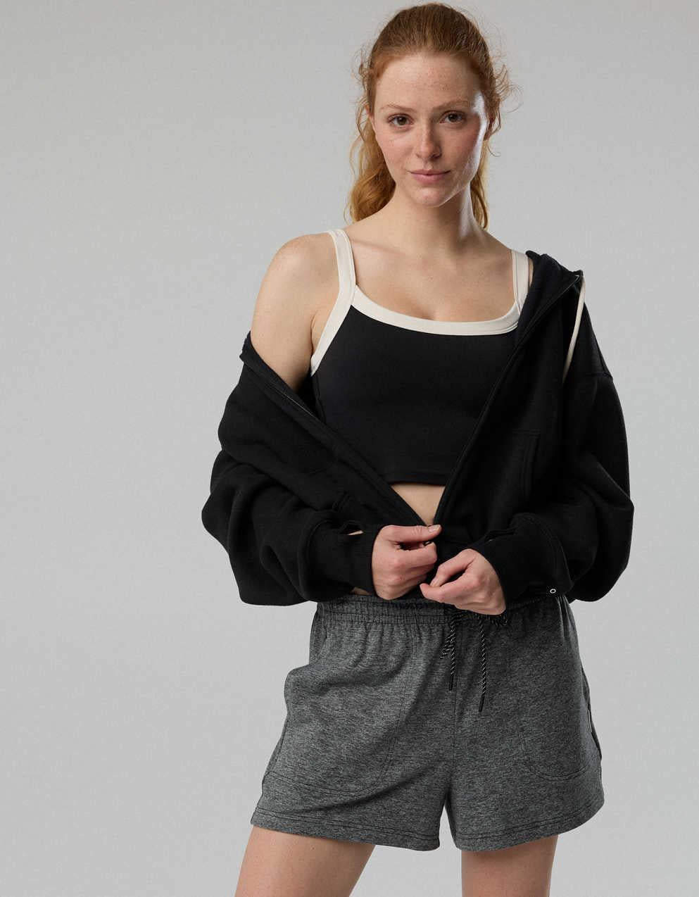 Offline By Aerie Real Me Low Key Ringer Longline Sports Bra