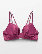 Show Off Rosey Lace Demi Push Up Bra