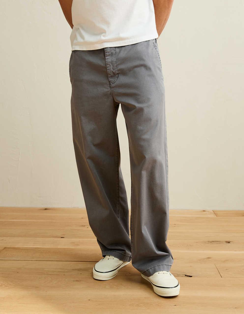 AE Flex Baggy Lived-In Khaki Pant