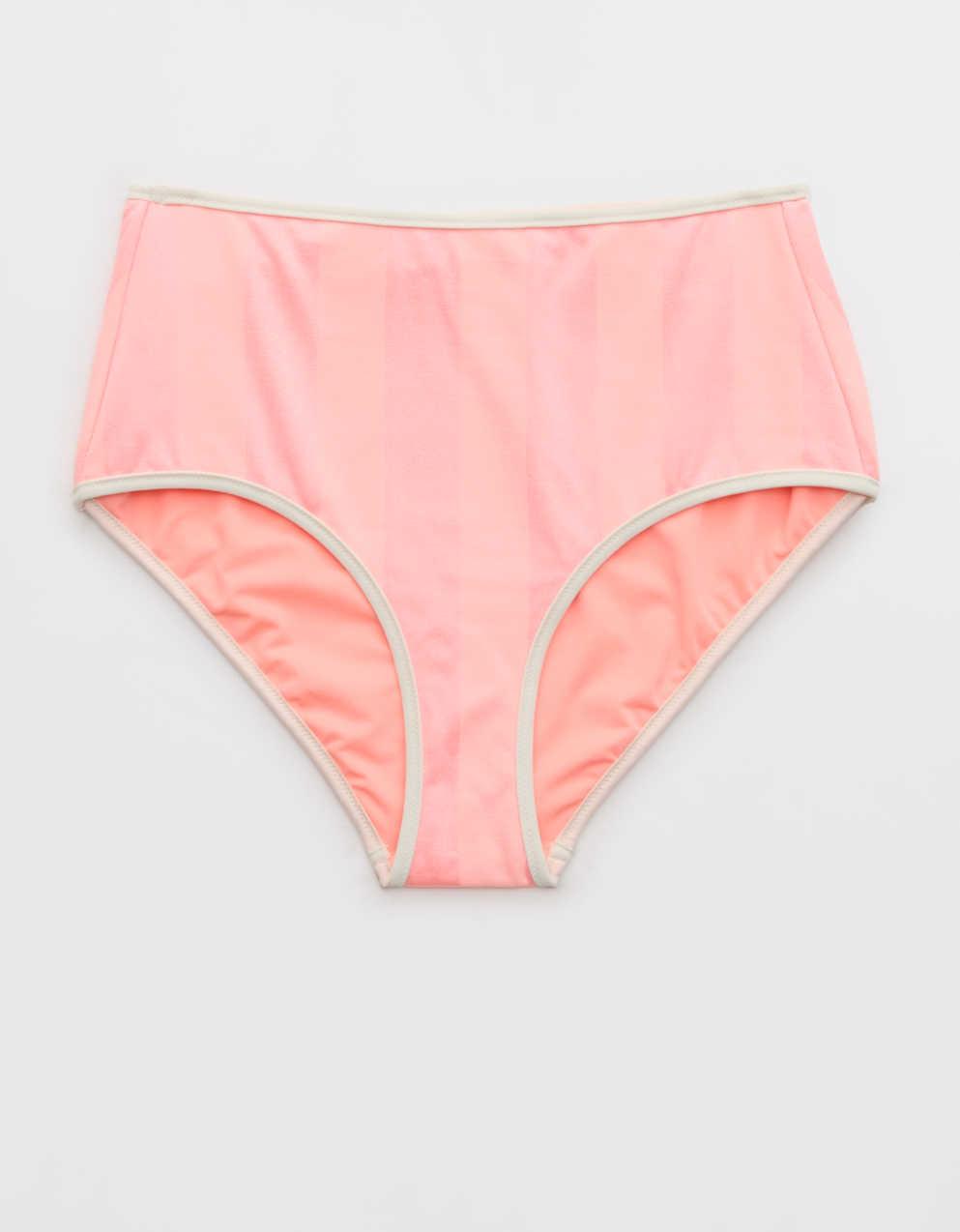 Aerie 高腰閃亮比基尼泳褲
