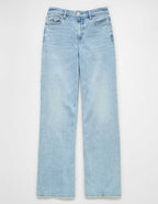 AE 超高腰寬鬆闊腳牛仔褲