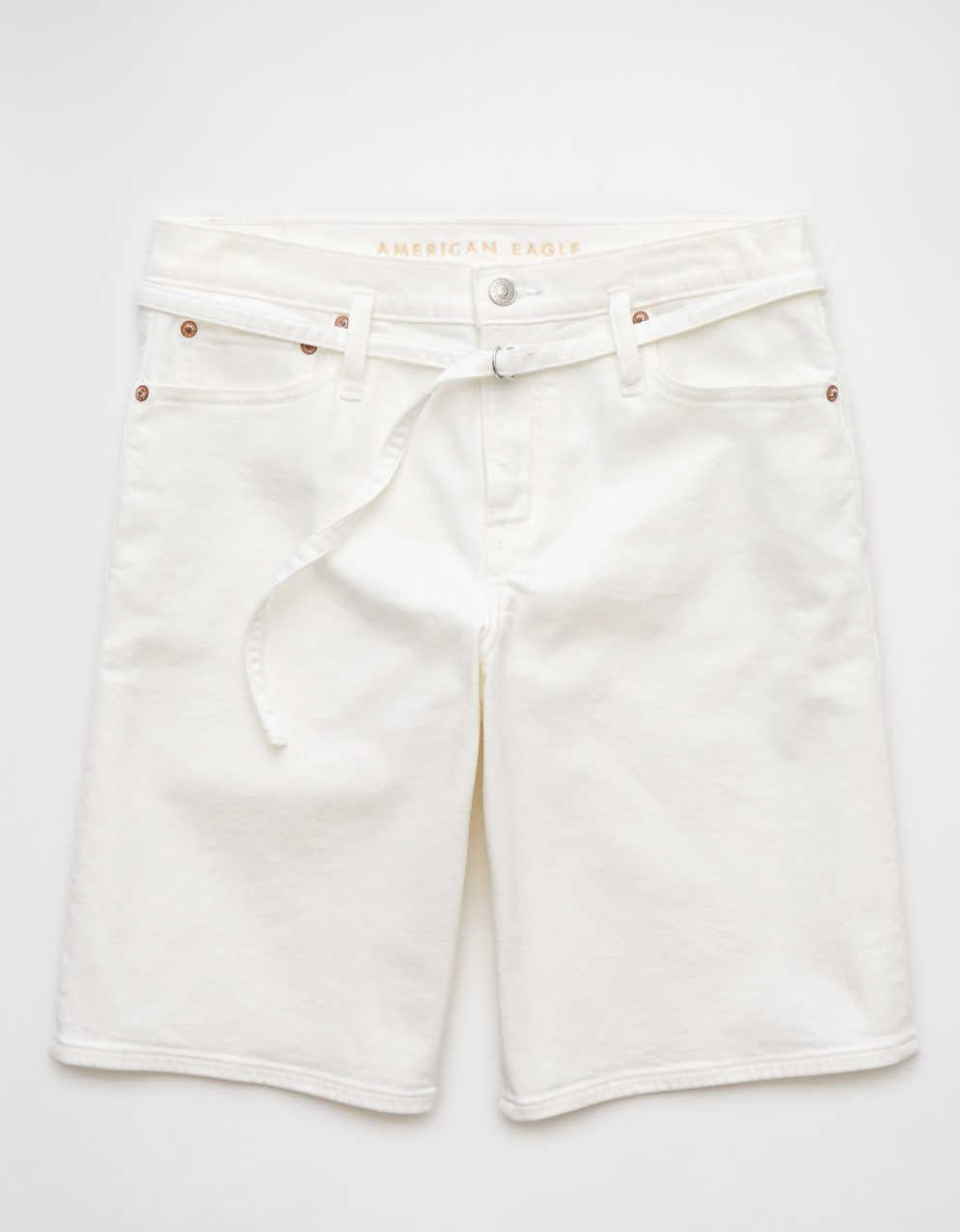 AE 11" Stretch Denim High-Waisted Jort