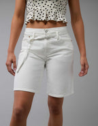 AE 11" Stretch Denim High-Waisted Jort