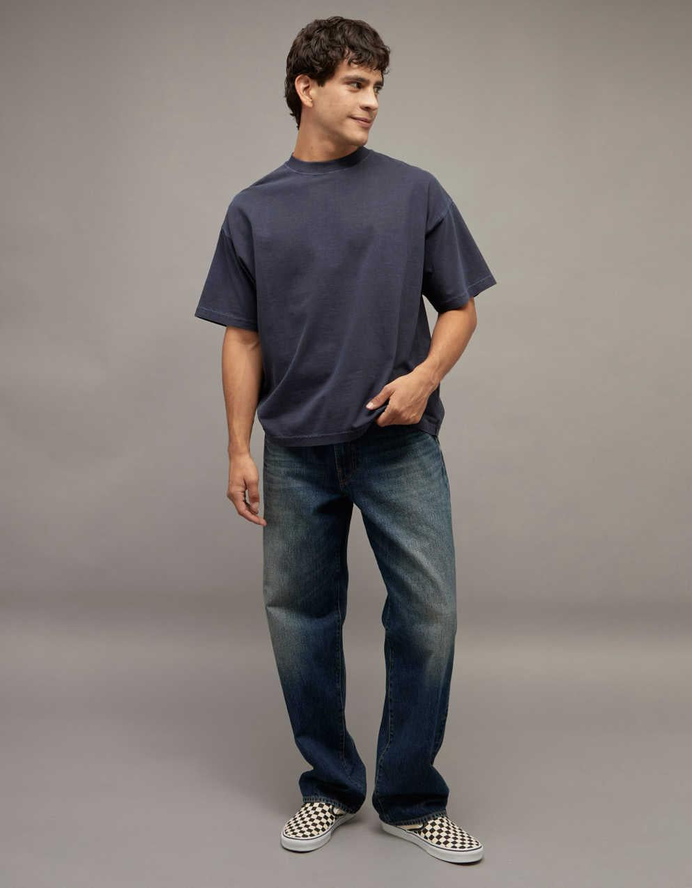 AE Relaxed Textured Slub T-Shirt