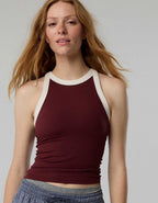 OFFLINE By Aerie Real Me Ringer High Neck Tank Top