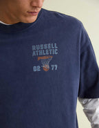 AE x Russell Athletic重量籃球圖案 T 恤