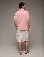 AE Standard Fit Pop Logo Pique Polo Shirt