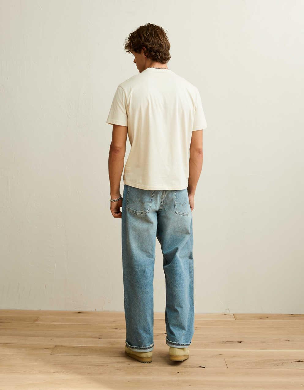 AE 標準剪裁圖案標誌 T 恤