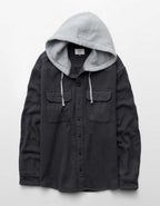 AE Relaxed Fit Hooded Flannel